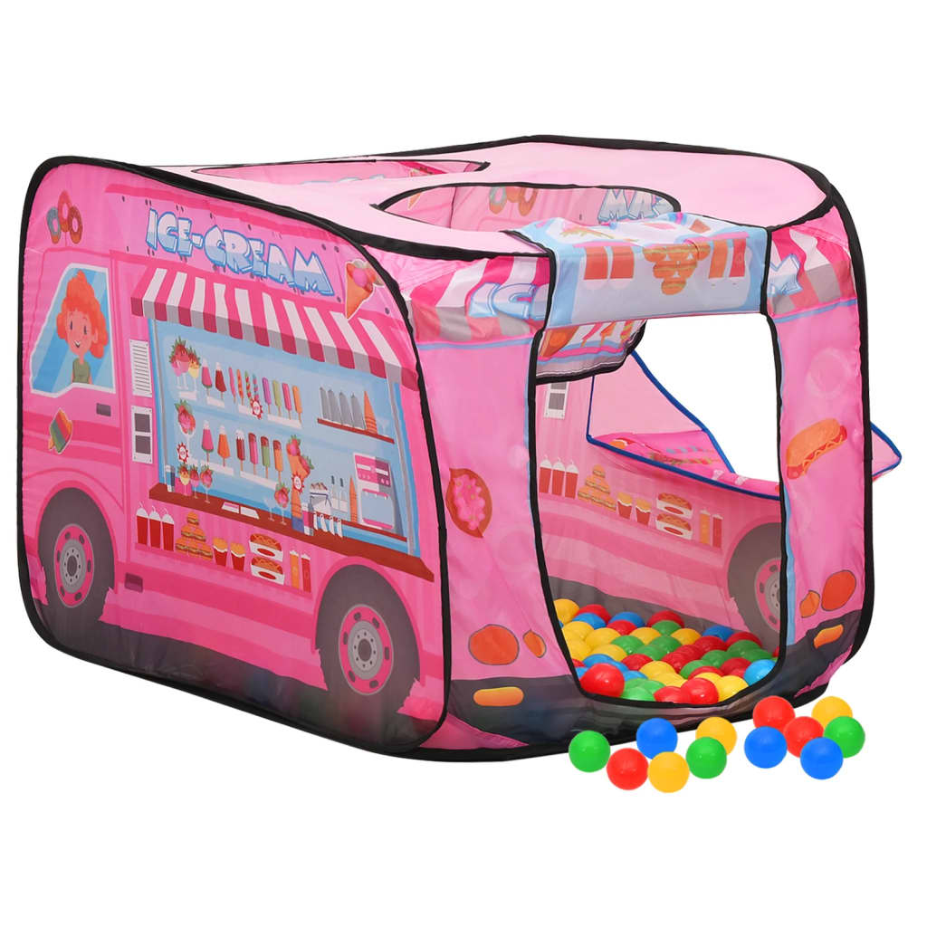 Kinderspeeltent 70x112x70 cm roze is nu te koop bij PeponiXL, paradijselijk wonen!