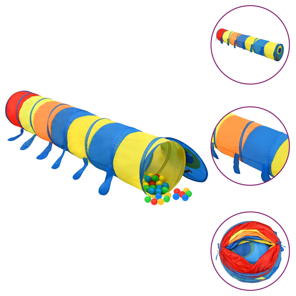 Kinderspeeltunnel 245 cm polyester meerkleurig is nu te koop bij PeponiXL, paradijselijk wonen!