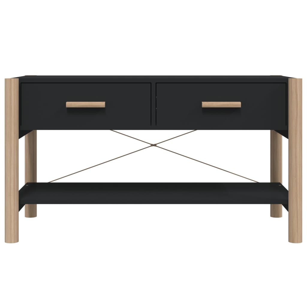 Tv-meubel 82x38x45 cm bewerkt hout zwart is nu te koop bij PeponiXL, paradijselijk wonen!