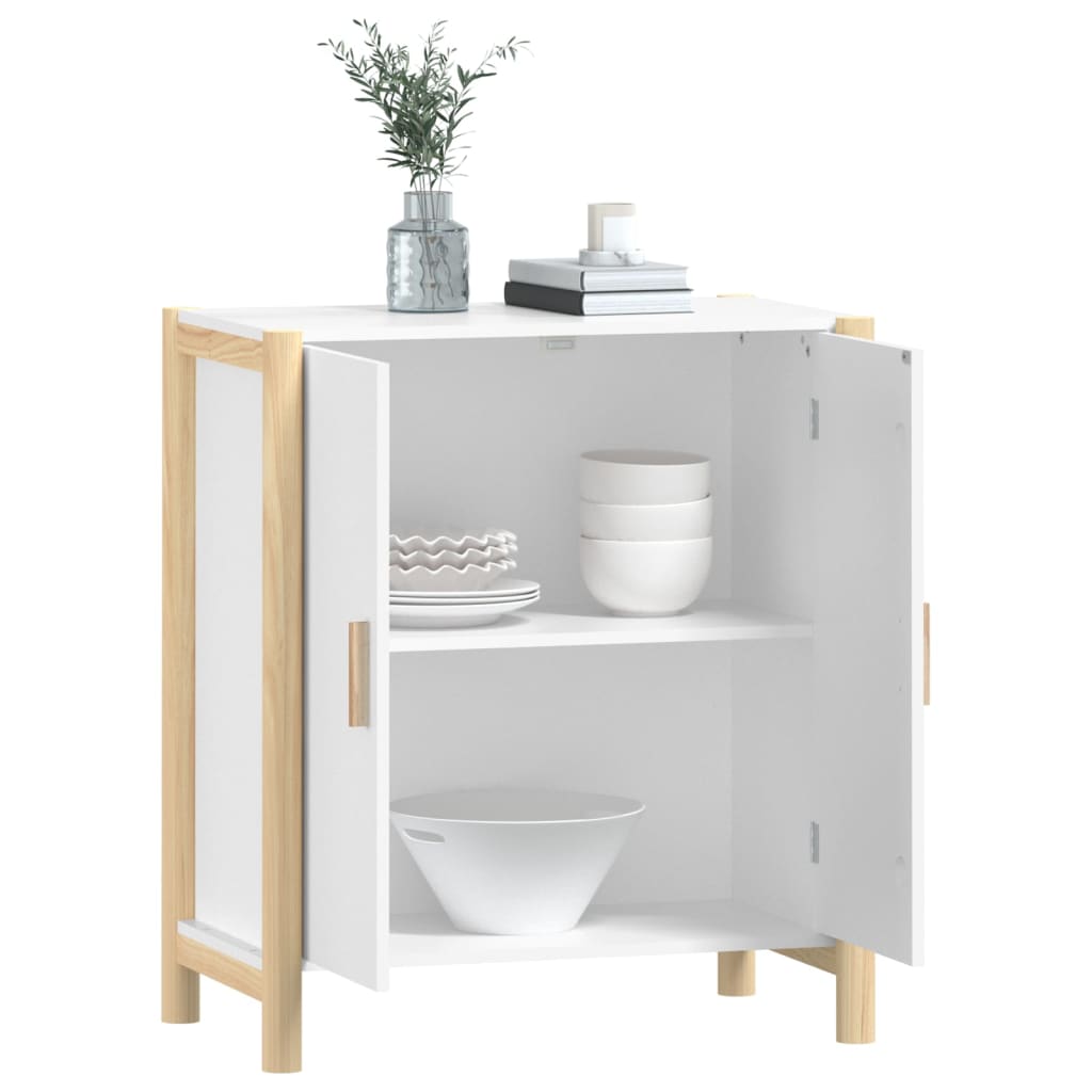 Dressoir 62x38x70 cm bewerkt hout wit is nu te koop bij PeponiXL, paradijselijk wonen!