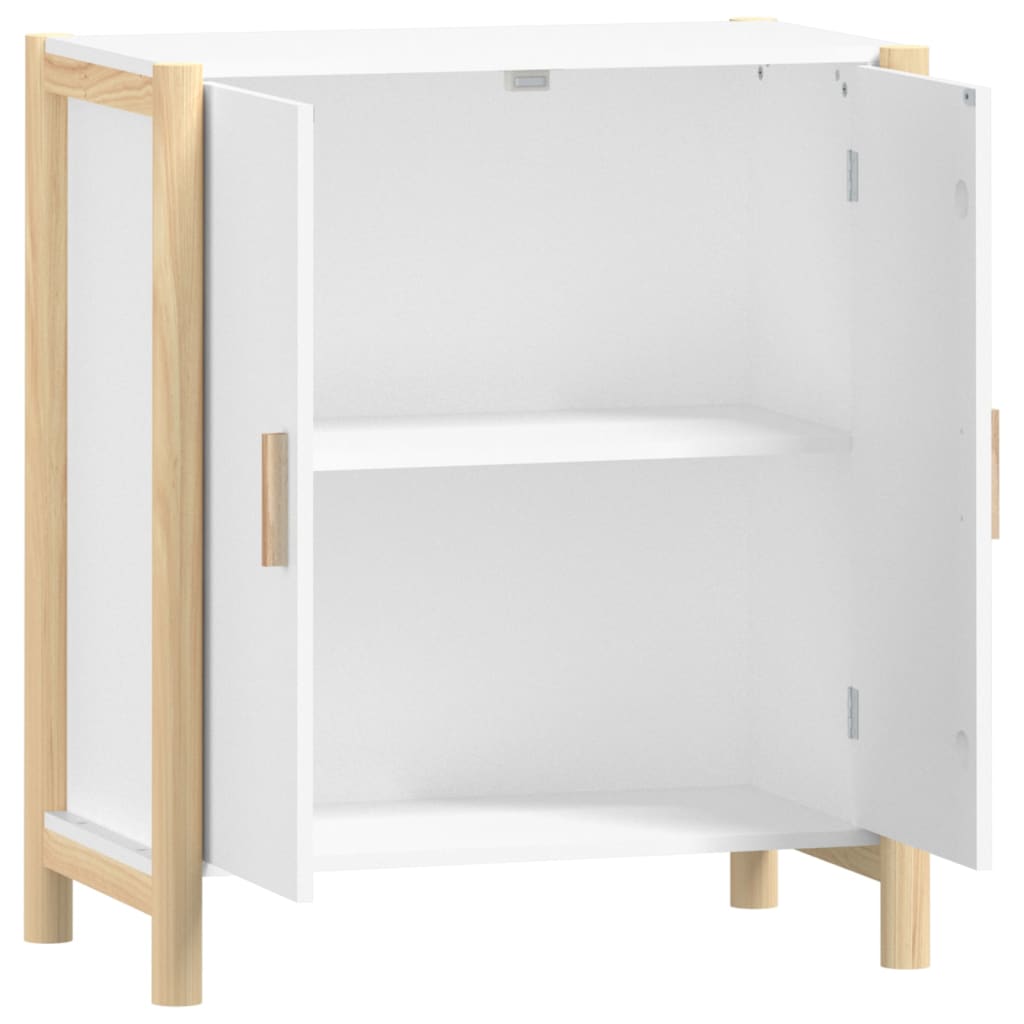 Dressoir 62x38x70 cm bewerkt hout wit is nu te koop bij PeponiXL, paradijselijk wonen!