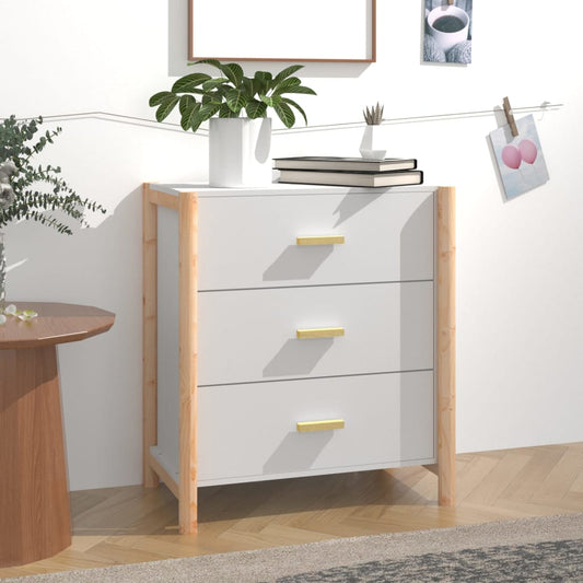 Dressoir 62x38x70 cm bewerkt hout wit is nu te koop bij PeponiXL, paradijselijk wonen!