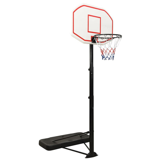 Basketbalstandaard 258-363 cm polyetheen wit is nu te koop bij PeponiXL, paradijselijk wonen!