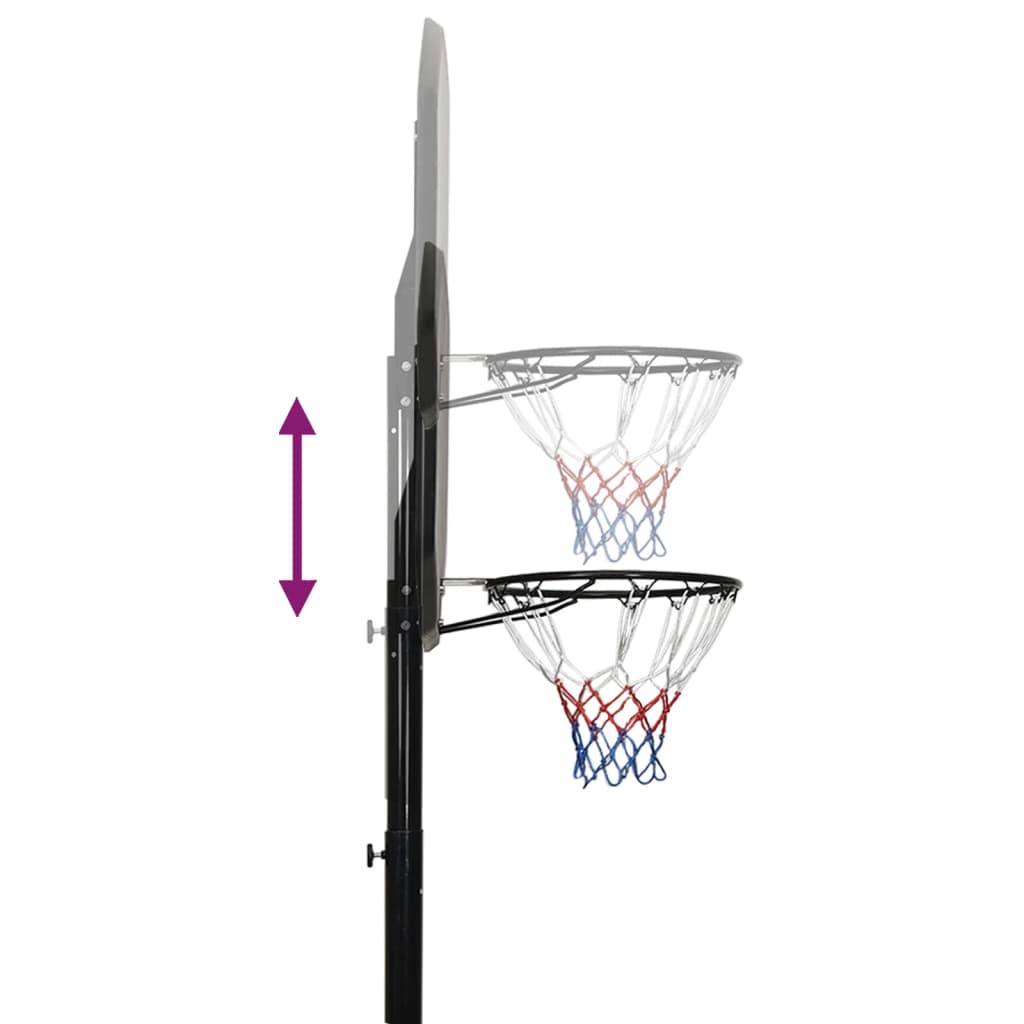 Basketbalstandaard 258-363 cm polyetheen is nu te koop bij PeponiXL, paradijselijk wonen!