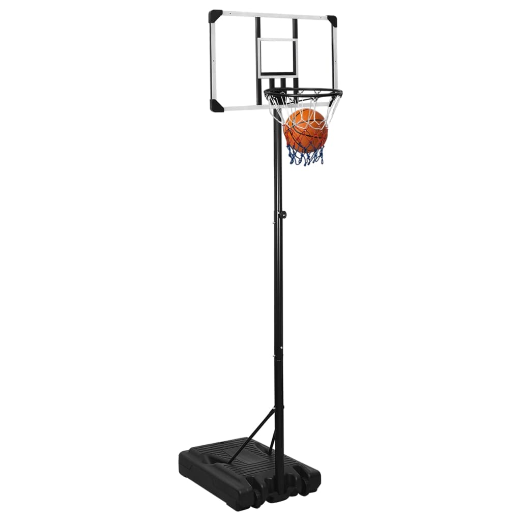 Basketbalstandaard 235-305 cm polycarbonaat transparant is nu te koop bij PeponiXL, paradijselijk wonen!