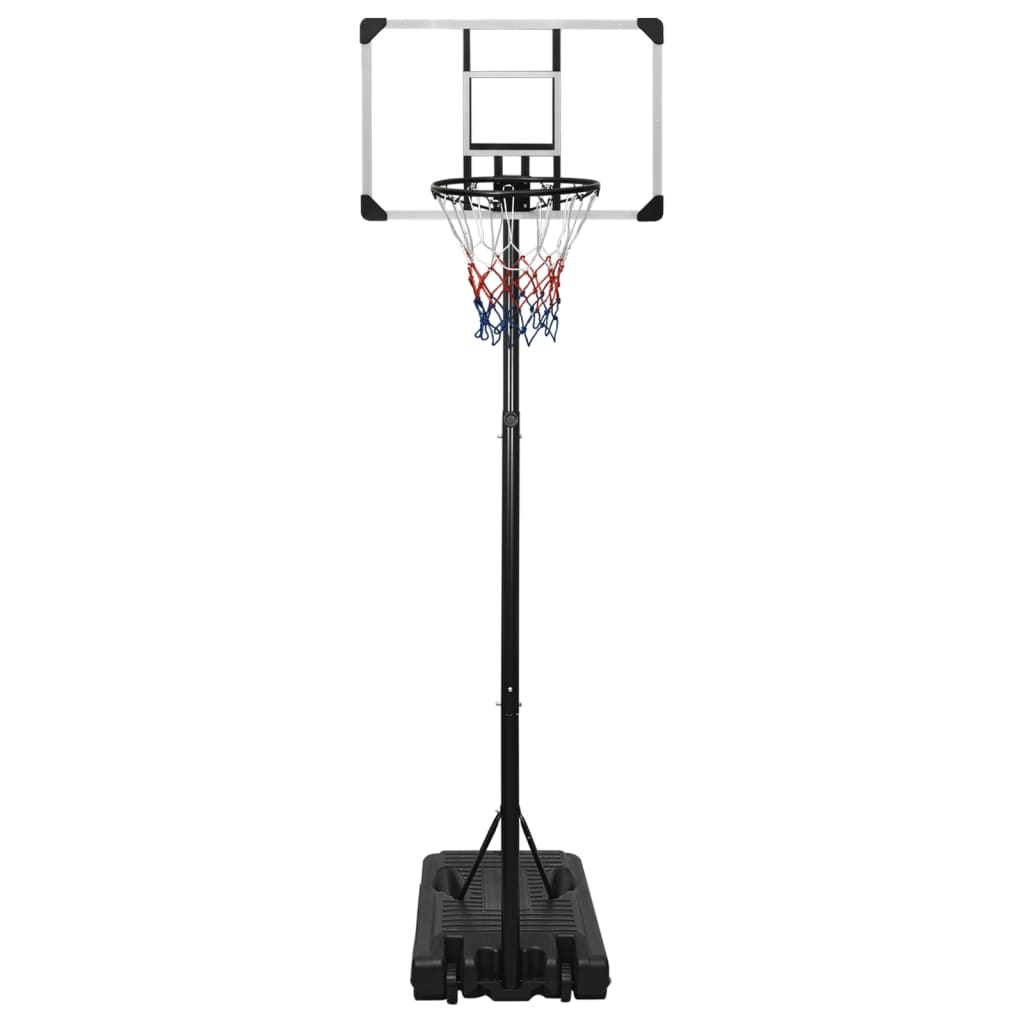 Basketbalstandaard 235-305 cm polycarbonaat transparant is nu te koop bij PeponiXL, paradijselijk wonen!