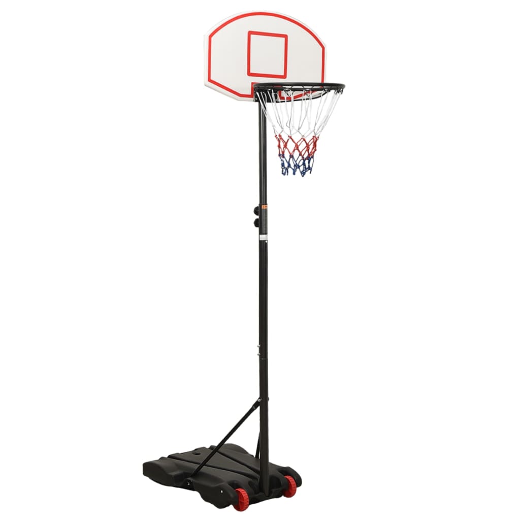 Basketbalstandaard 216-250 cm polyetheen wit is nu te koop bij PeponiXL, paradijselijk wonen!