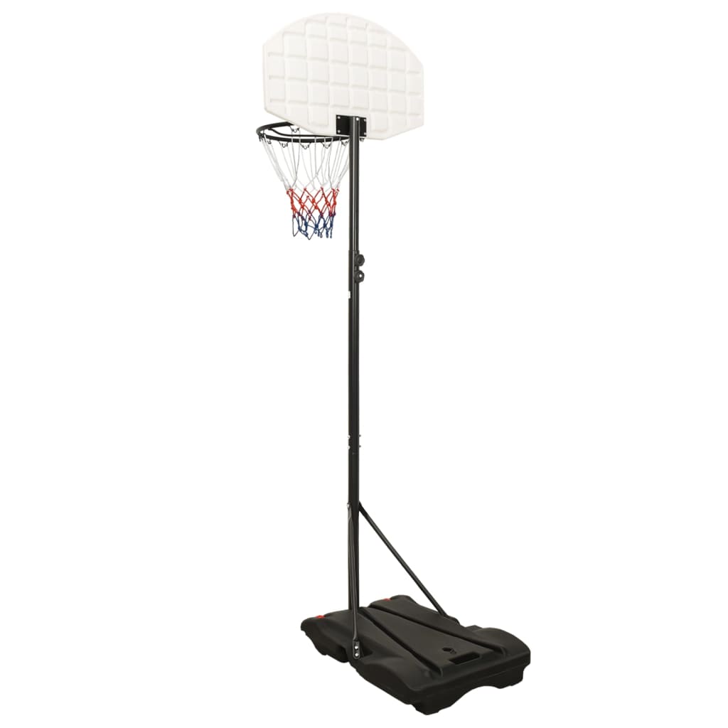 Basketbalstandaard 216-250 cm polyetheen wit is nu te koop bij PeponiXL, paradijselijk wonen!