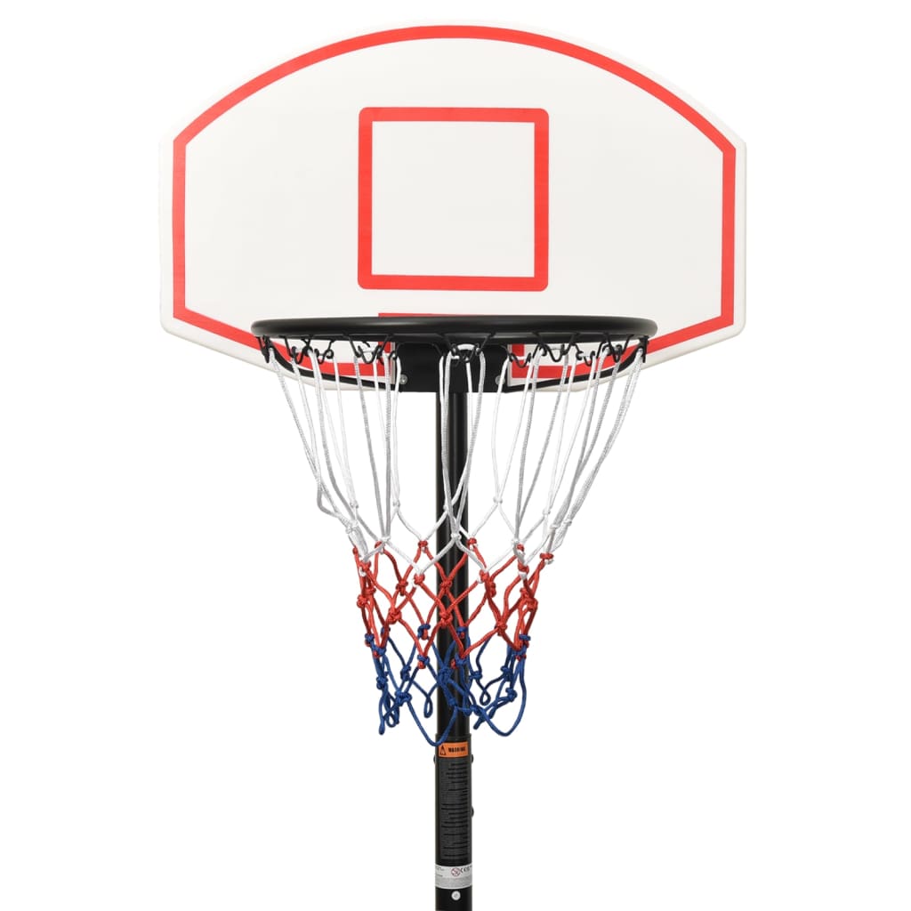 Basketbalstandaard 216-250 cm polyetheen wit is nu te koop bij PeponiXL, paradijselijk wonen!