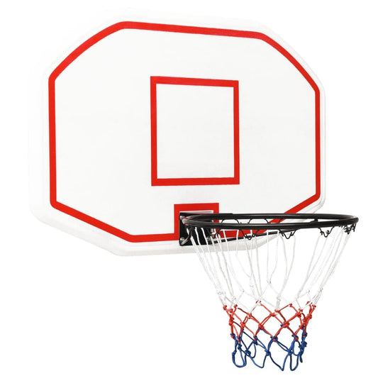 Basketbalbord 109x71x3 cm polyetheen wit is nu te koop bij PeponiXL, paradijselijk wonen!