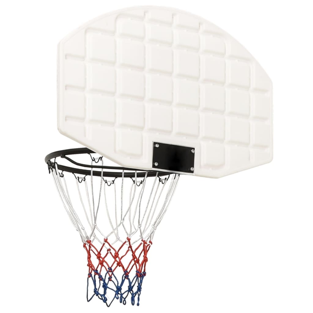 Basketbalbord 71x45x2 cm polyetheen wit is nu te koop bij PeponiXL, paradijselijk wonen!