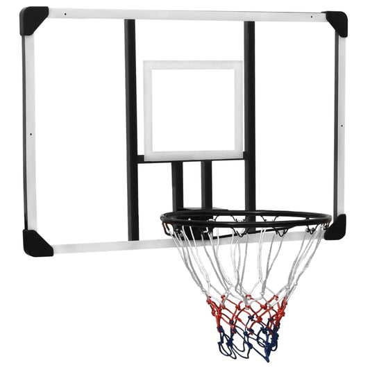 Basketbalbord 106x69x3 cm polycarbonaat transparant is nu te koop bij PeponiXL, paradijselijk wonen!