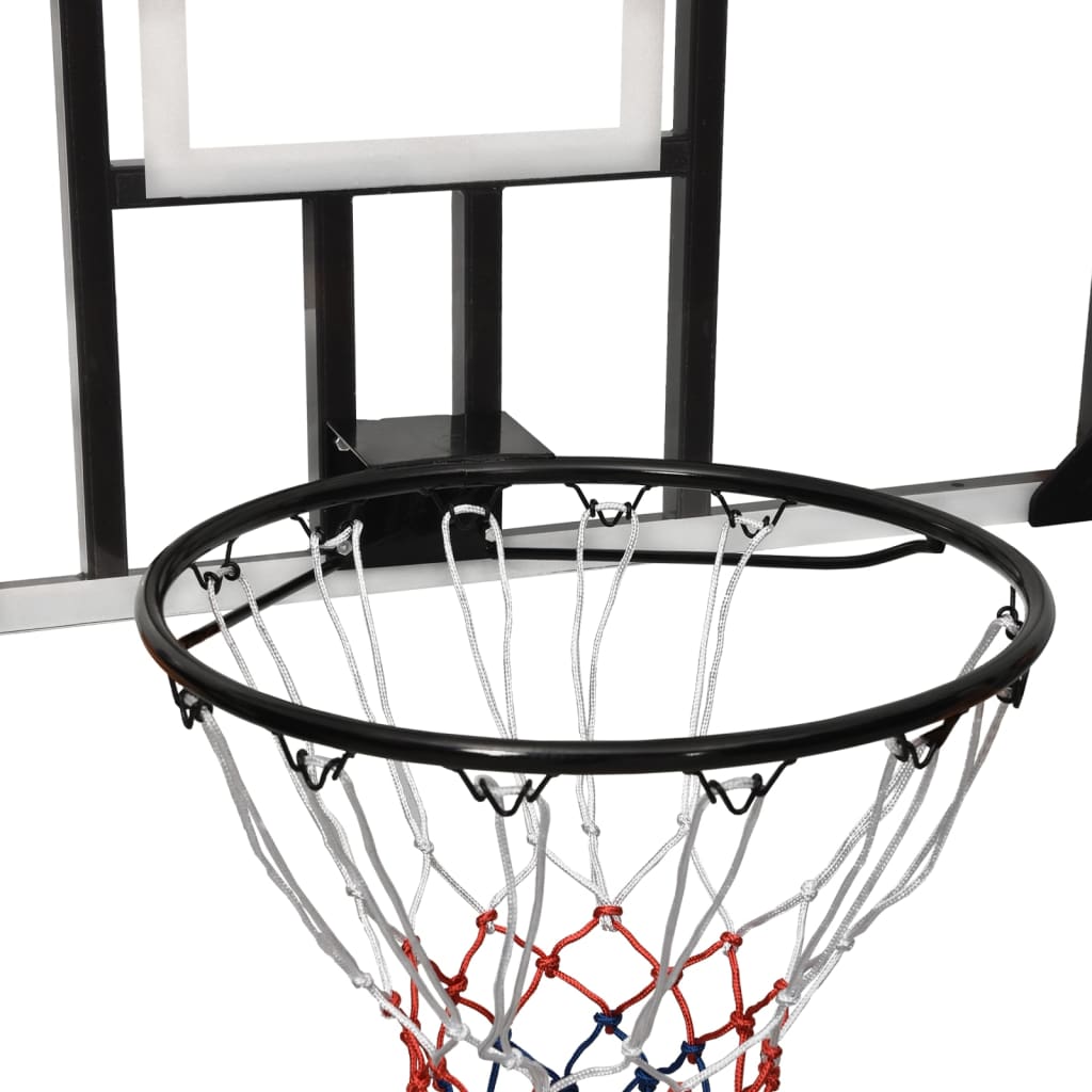 Basketbalbord 106x69x3 cm polycarbonaat transparant is nu te koop bij PeponiXL, paradijselijk wonen!