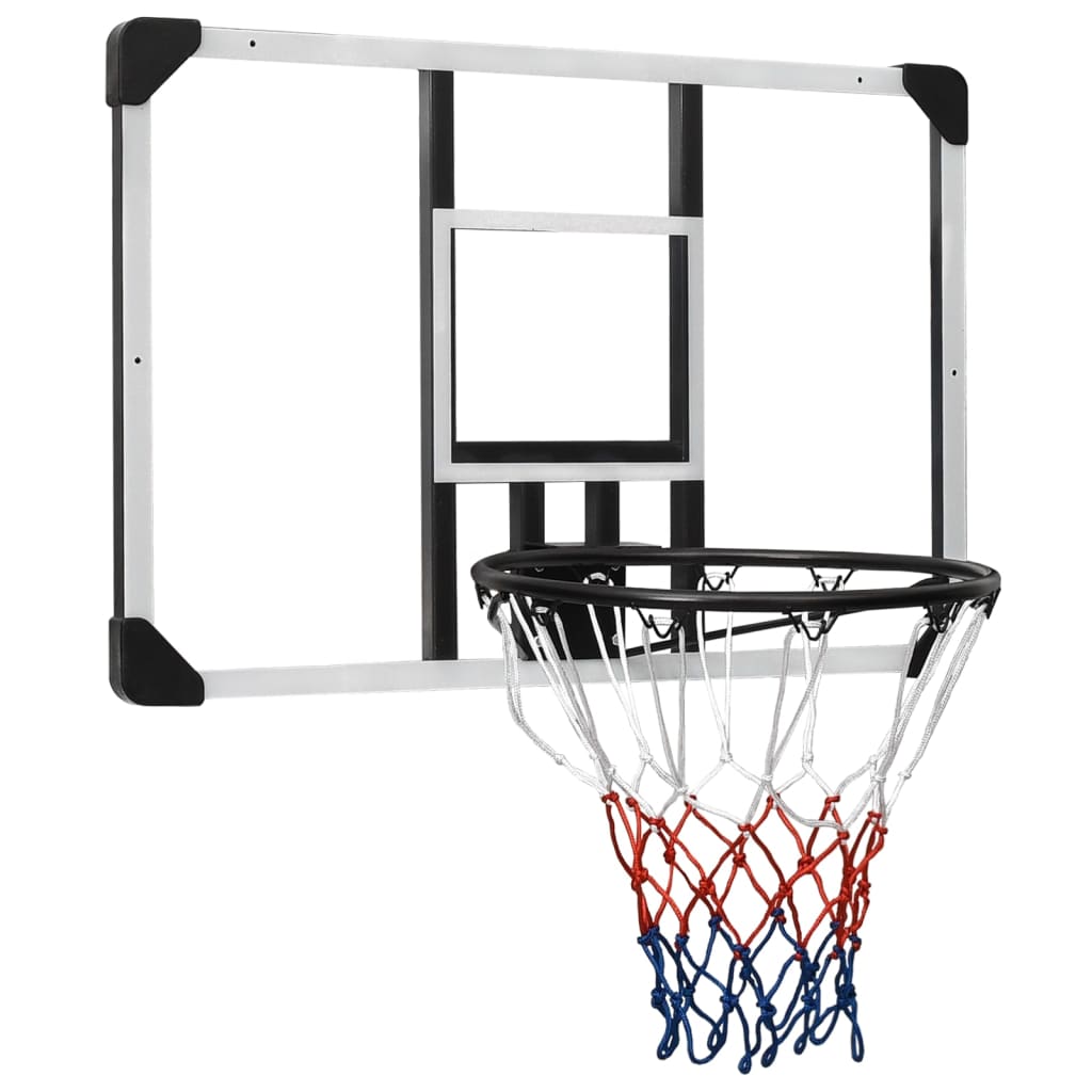 Basketbalbord 90x60x2,5 cm polycarbonaat transparant is nu te koop bij PeponiXL, paradijselijk wonen!