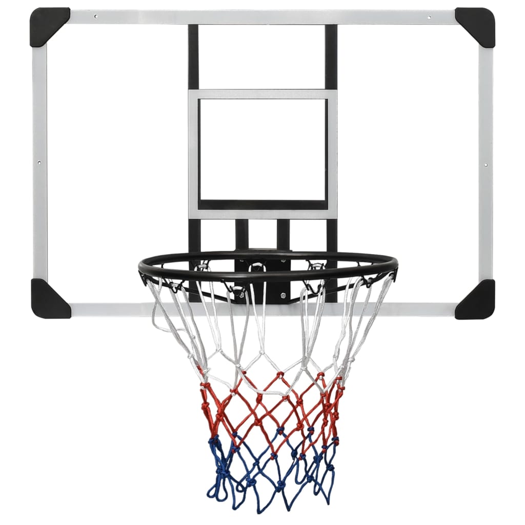 Basketbalbord 90x60x2,5 cm polycarbonaat transparant is nu te koop bij PeponiXL, paradijselijk wonen!