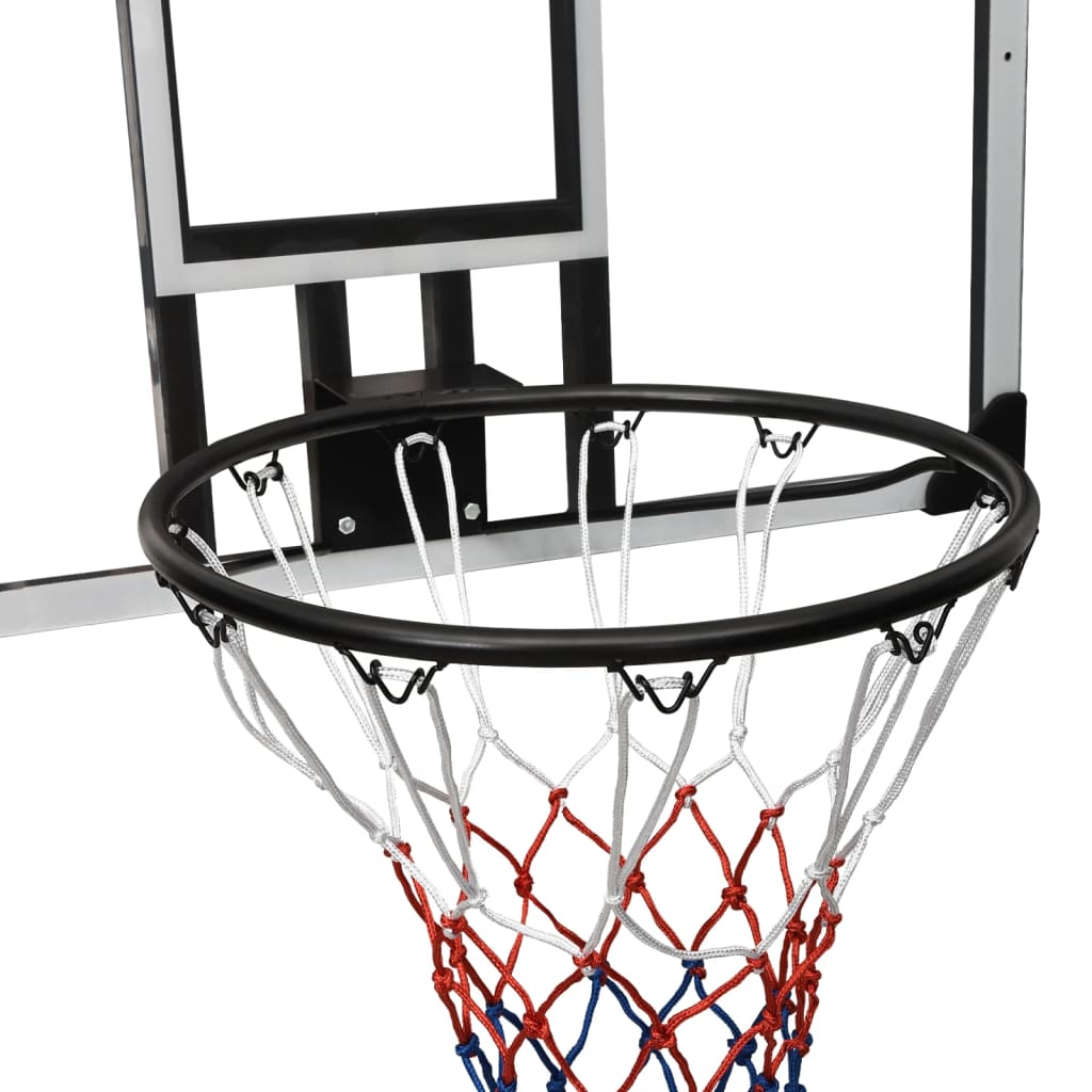 Basketbalbord 90x60x2,5 cm polycarbonaat transparant is nu te koop bij PeponiXL, paradijselijk wonen!