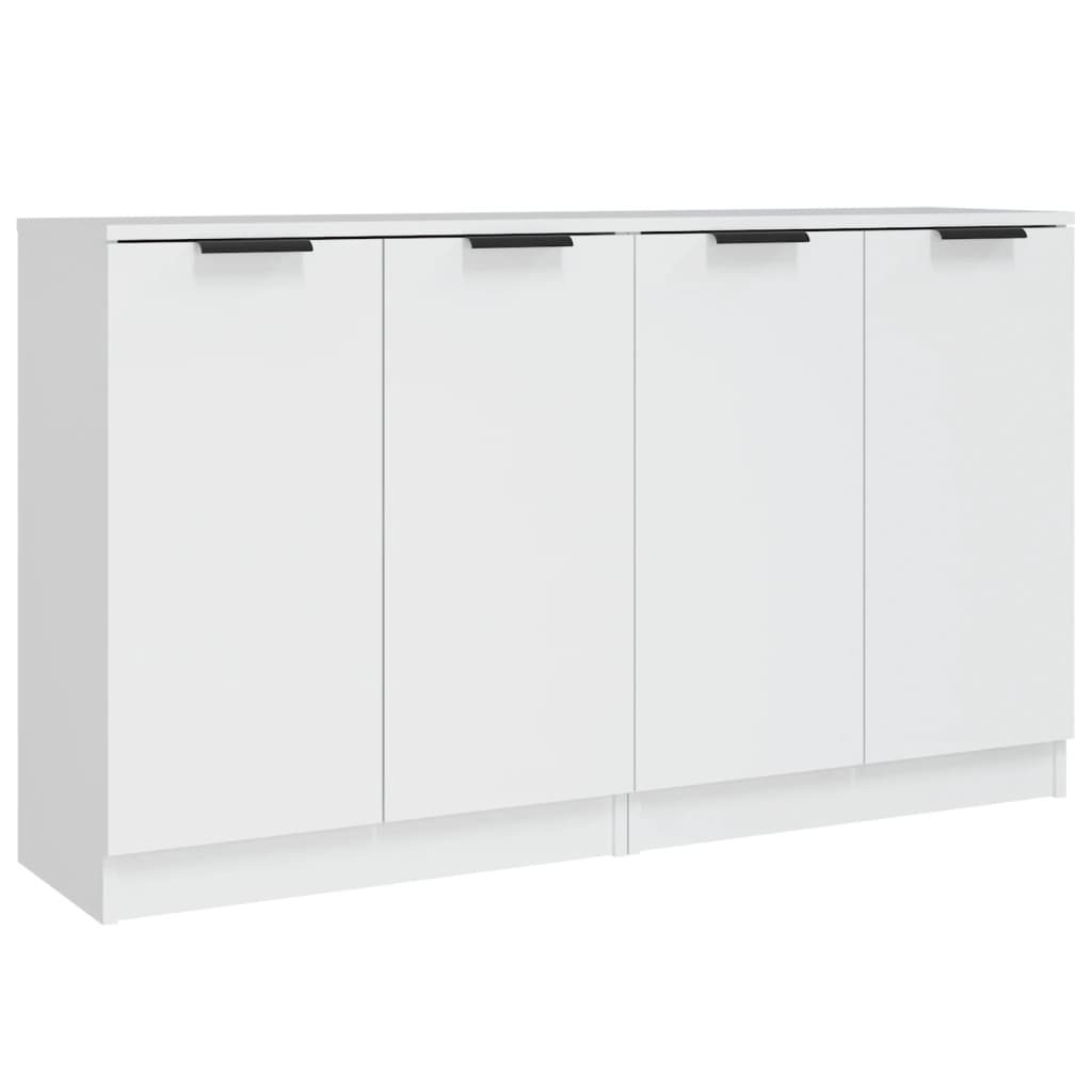 Dressoirs 2 st 60x30x70 cm bewerkt hout wit is nu te koop bij PeponiXL, paradijselijk wonen!