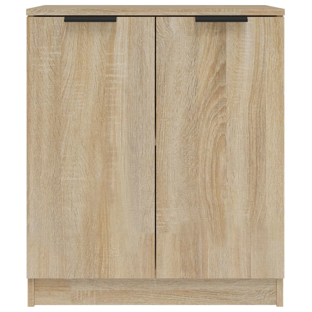 Dressoirs 2 st 60x30x70 cm bewerkt hout sonoma eikenkleurig is nu te koop bij PeponiXL, paradijselijk wonen!