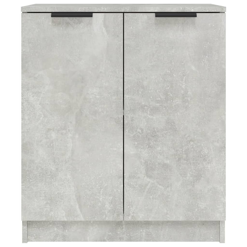 Dressoirs 2 st 60x30x70 cm bewerkt hout betongrijs is nu te koop bij PeponiXL, paradijselijk wonen!