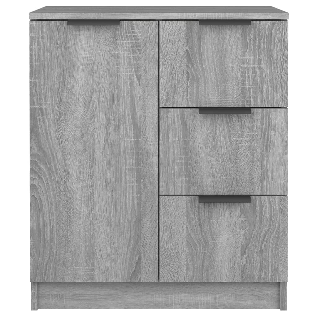 Dressoirs 2 st 60x30x70 cm bewerkt hout grijs sonoma eiken is nu te koop bij PeponiXL, paradijselijk wonen!