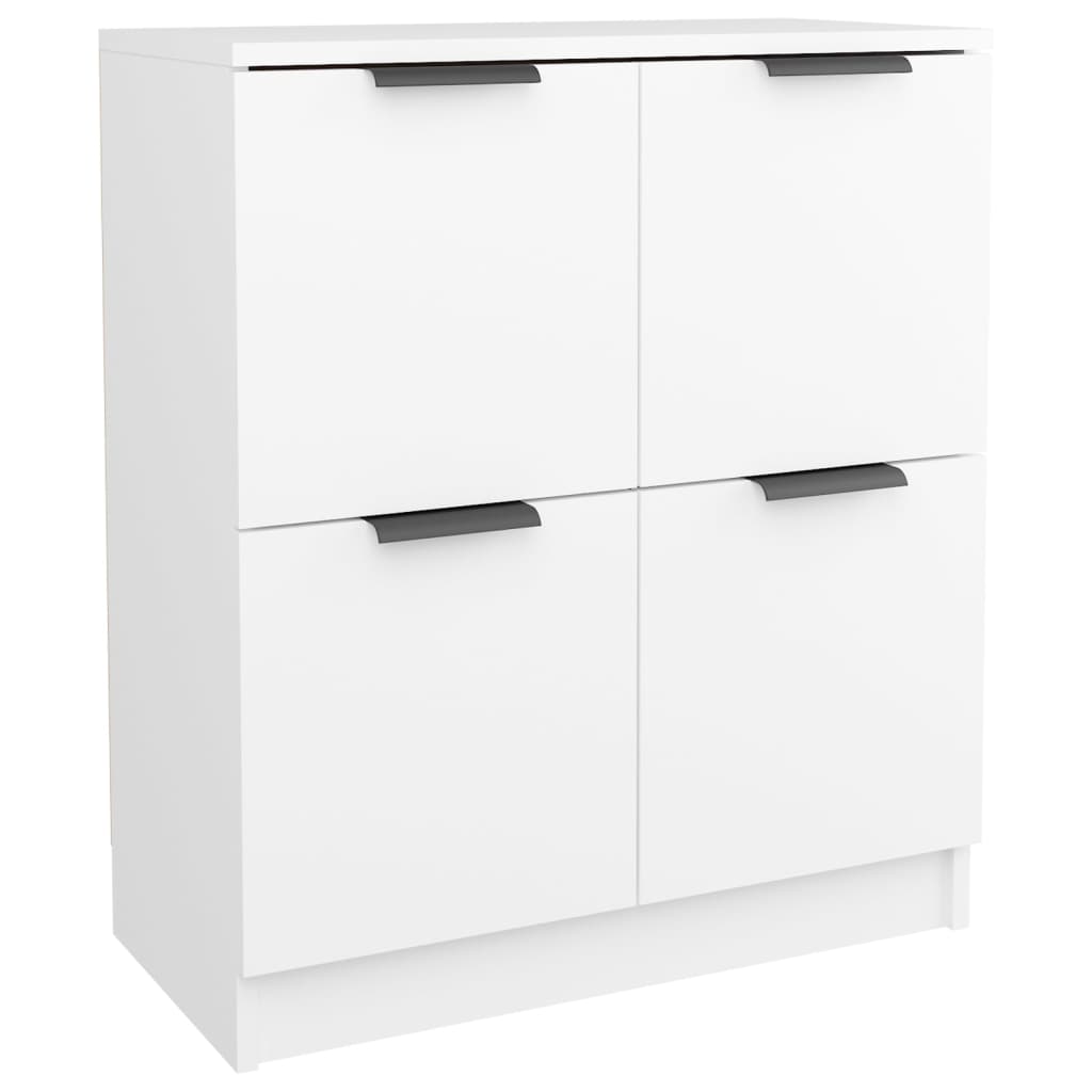 Dressoirs 2 st 60x30x70 cm bewerkt hout wit is nu te koop bij PeponiXL, paradijselijk wonen!