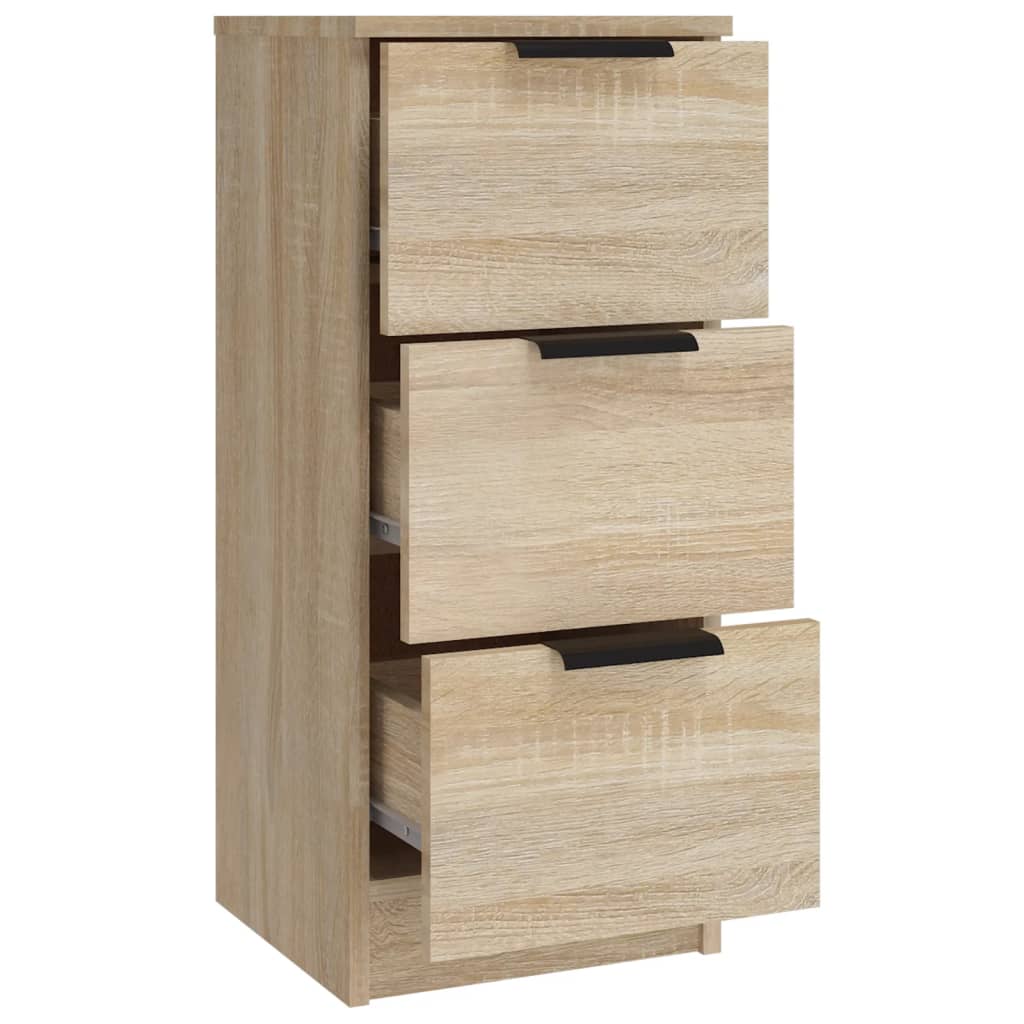Dressoirs 3 st bewerkt hout sonoma eiken is nu te koop bij PeponiXL, paradijselijk wonen!