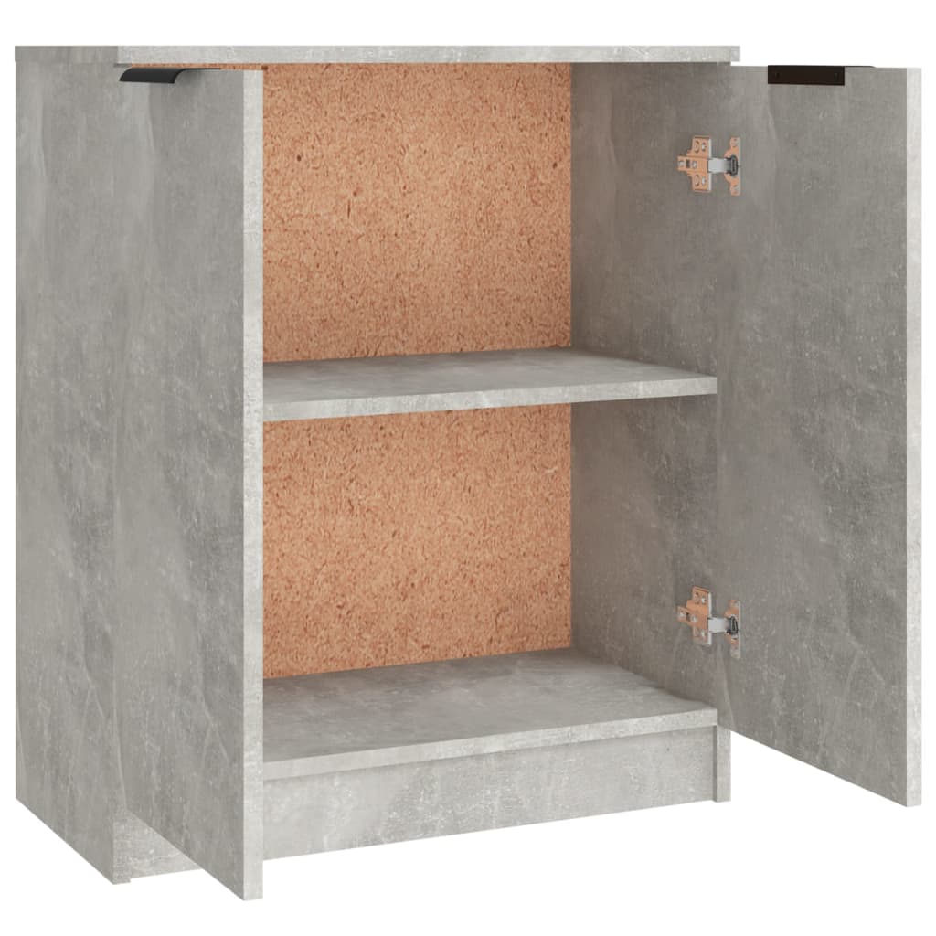 Dressoirs 3 st bewerkt hout betongrijs is nu te koop bij PeponiXL, paradijselijk wonen!