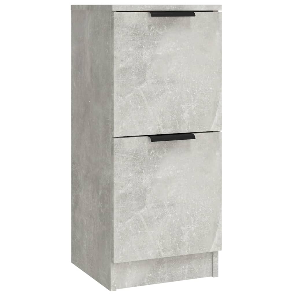 Dressoirs 3 st bewerkt hout betongrijs is nu te koop bij PeponiXL, paradijselijk wonen!