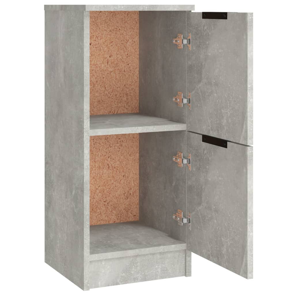 Dressoirs 3 st bewerkt hout betongrijs is nu te koop bij PeponiXL, paradijselijk wonen!