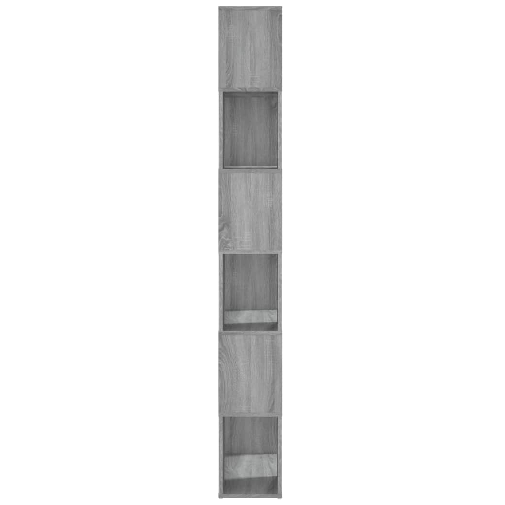 Boekenkast/kamerscherm 60x24x186 cm grijs sonoma eiken is nu te koop bij PeponiXL, paradijselijk wonen!
