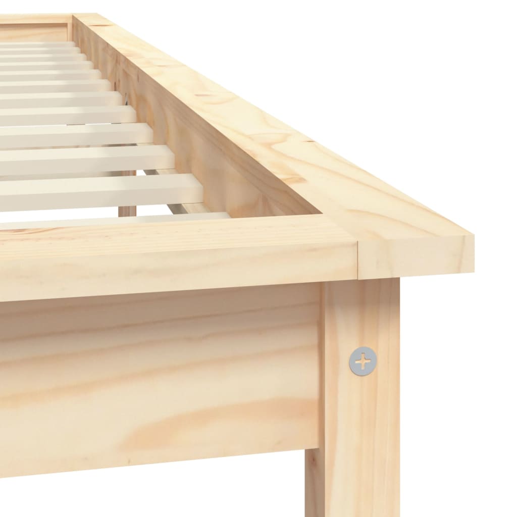 Bedframe massief grenenhout 120x200 cm is nu te koop bij PeponiXL, paradijselijk wonen!