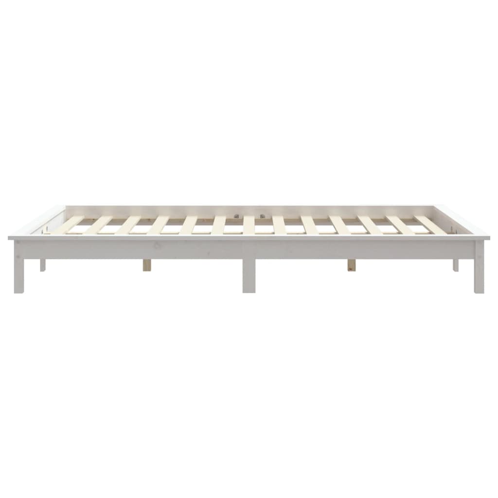 Bedframe massief grenenhout wit 180x200 cm is nu te koop bij PeponiXL, paradijselijk wonen!
