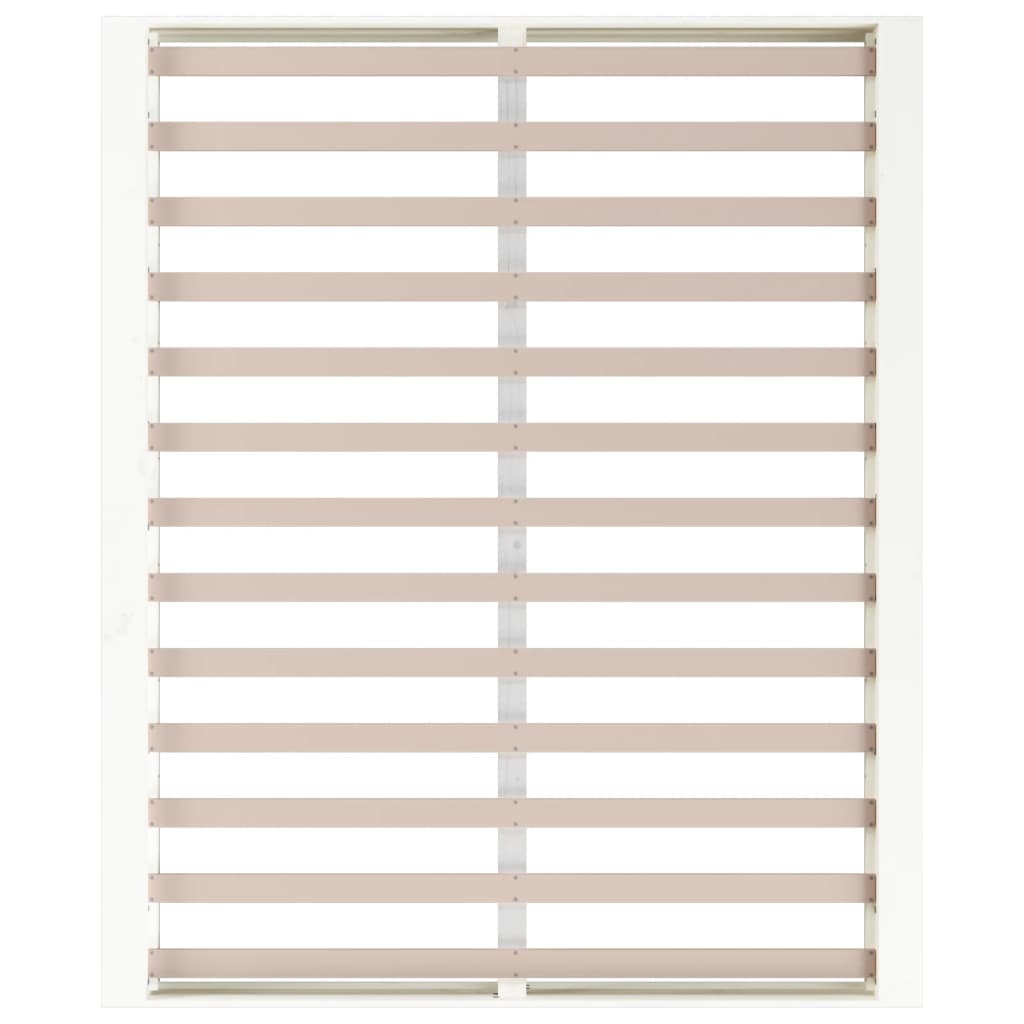 Bedframe massief hout wit 160x200 cm is nu te koop bij PeponiXL, paradijselijk wonen!