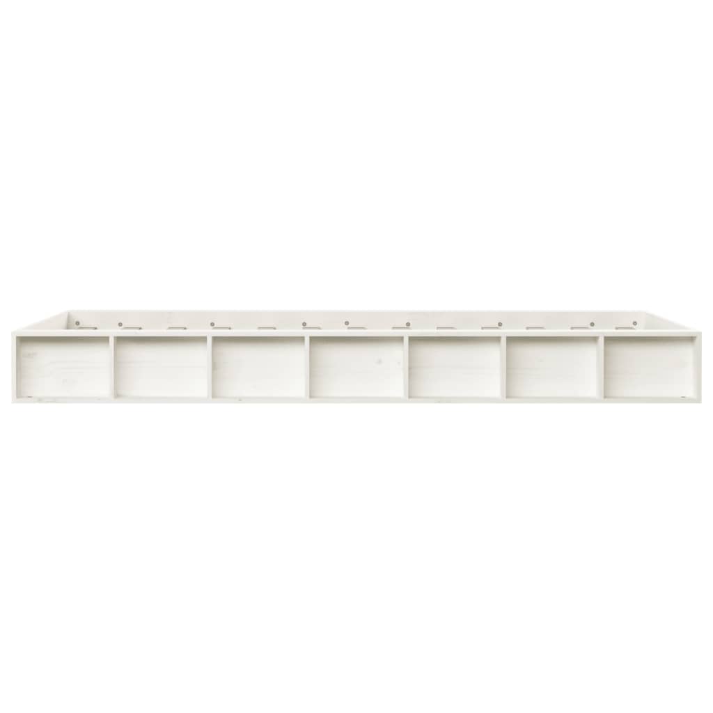 Bedframe massief hout wit 100x200 cm is nu te koop bij PeponiXL, paradijselijk wonen!