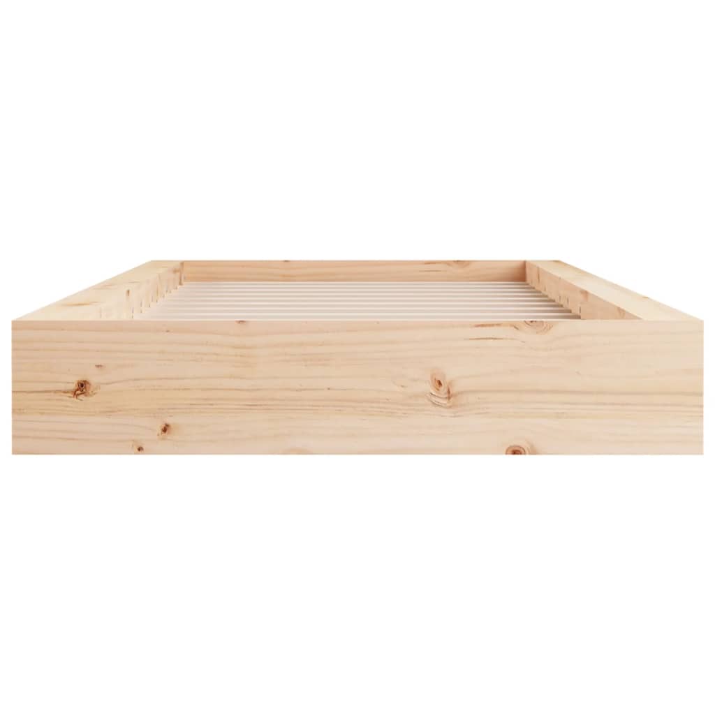 Bedframe massief hout 90x190 cm is nu te koop bij PeponiXL, paradijselijk wonen!