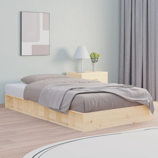 Bedframe massief hout 90x190 cm is nu te koop bij PeponiXL, paradijselijk wonen!