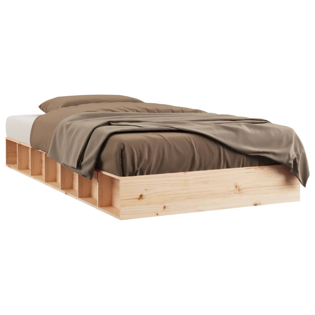 Bedframe massief hout 120x190 cm is nu te koop bij PeponiXL, paradijselijk wonen!