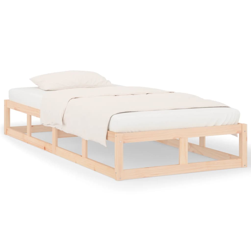 Bedframe massief hout 100x200 cm is nu te koop bij PeponiXL, paradijselijk wonen!