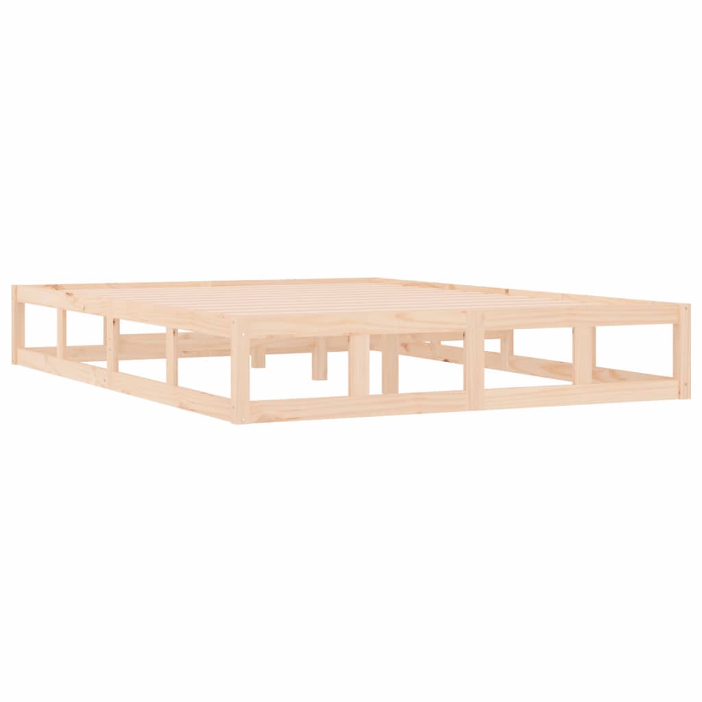 Bedframe massief hout 120x200 cm is nu te koop bij PeponiXL, paradijselijk wonen!