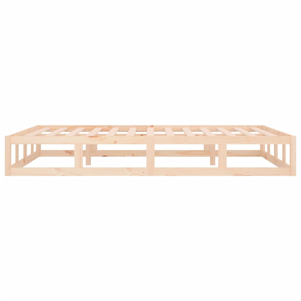 Bedframe massief hout 120x200 cm is nu te koop bij PeponiXL, paradijselijk wonen!