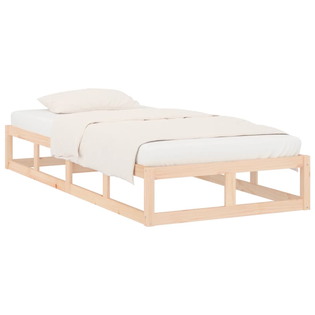 Bedframe massief hout 75x190 cm is nu te koop bij PeponiXL, paradijselijk wonen!