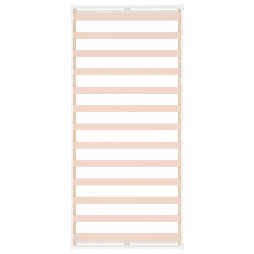 Bedframe massief hout wit 75x190 cm is nu te koop bij PeponiXL, paradijselijk wonen!