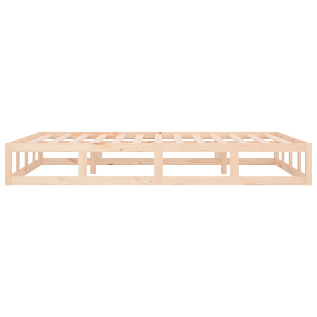 Bedframe massief hout 140x190 cm is nu te koop bij PeponiXL, paradijselijk wonen!