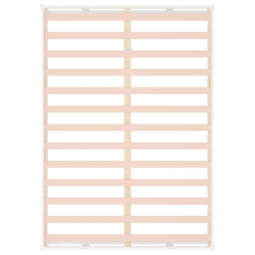 Bedframe massief hout wit 140x190 cm is nu te koop bij PeponiXL, paradijselijk wonen!