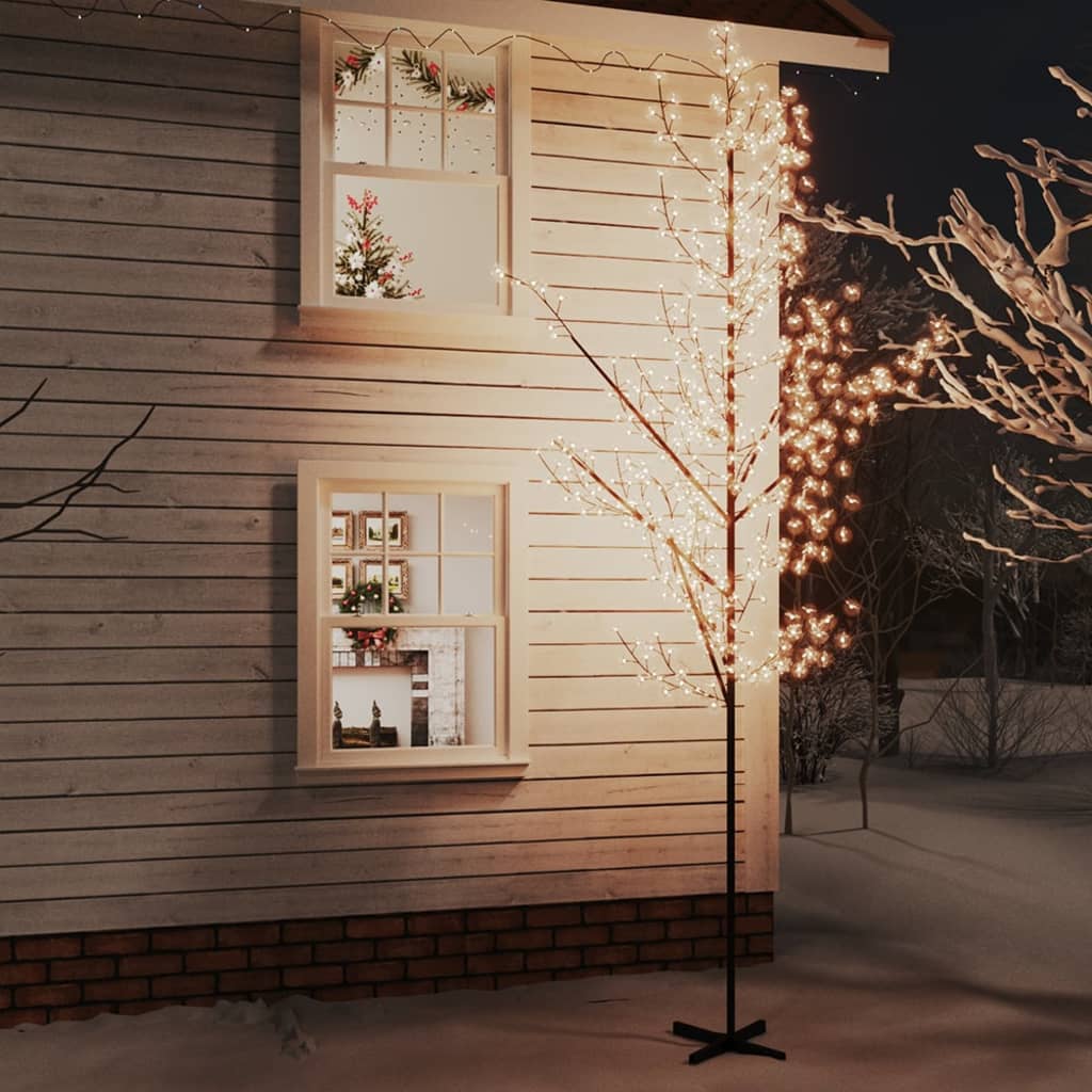 Boom kersenbloesem 672 LED's warmwit 400 cm is nu te koop bij PeponiXL, paradijselijk wonen!