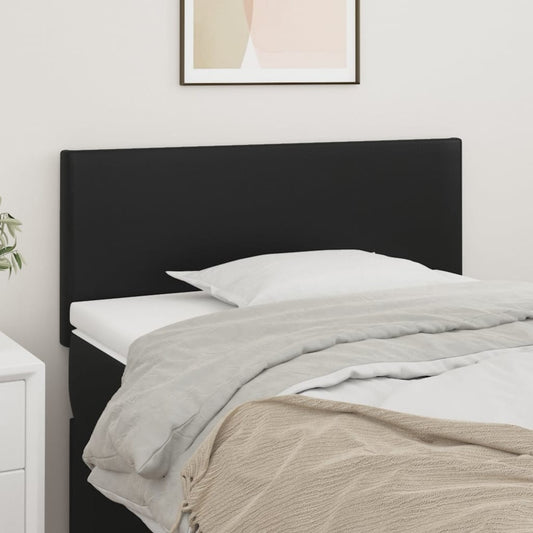 Hoofdbord 100x5x78/88 cm kunstleer zwart is nu te koop bij PeponiXL, paradijselijk wonen!