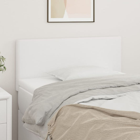 Hoofdbord 100x5x78/88 cm kunstleer wit is nu te koop bij PeponiXL, paradijselijk wonen!