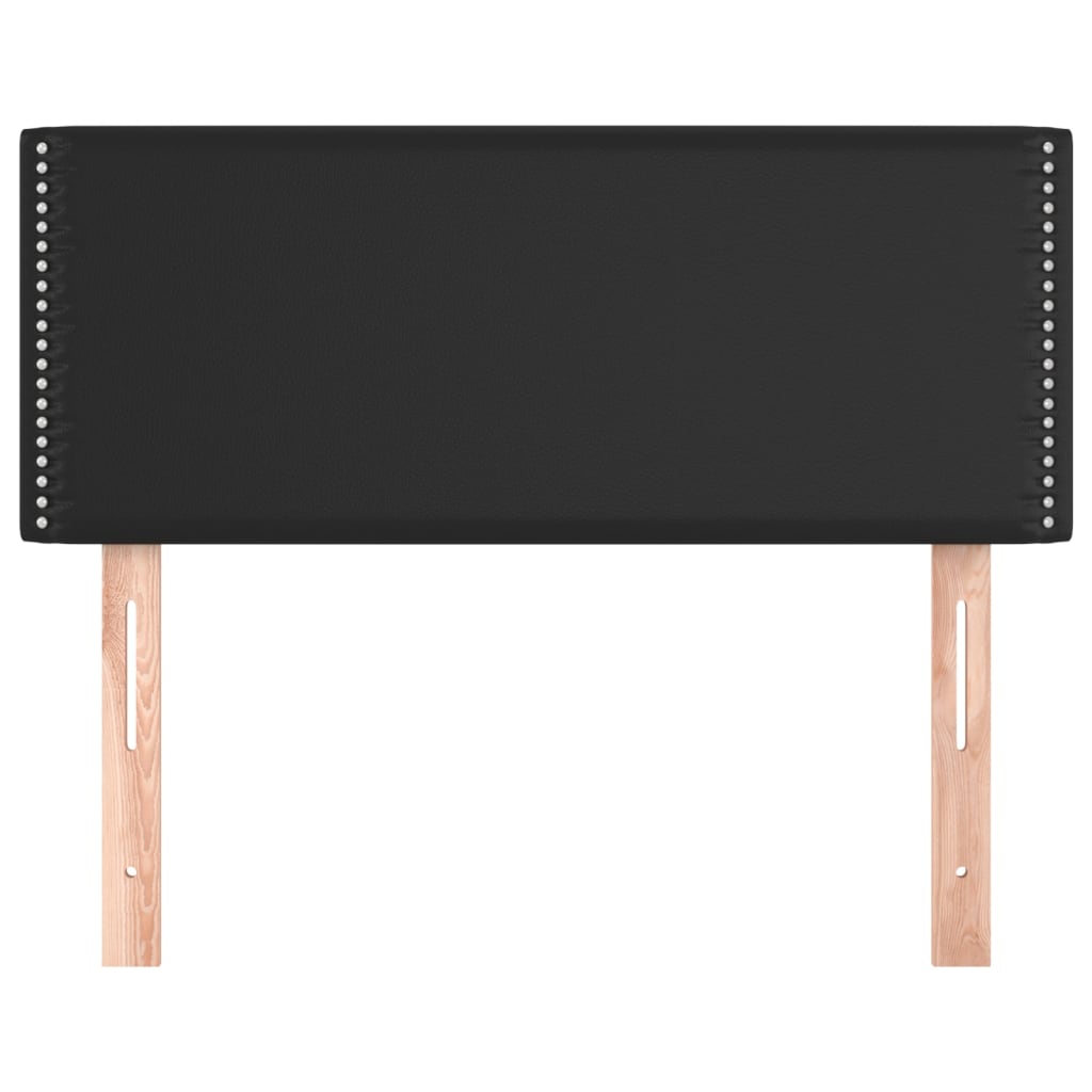 Hoofdbord 80x5x78/88 cm kunstleer zwart is nu te koop bij PeponiXL, paradijselijk wonen!
