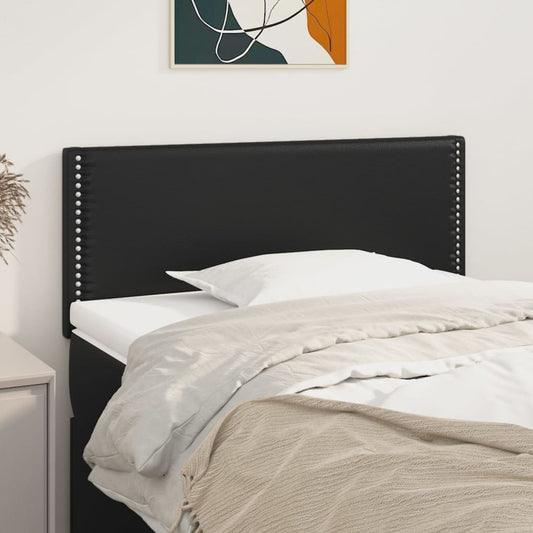 Hoofdbord 80x5x78/88 cm kunstleer zwart is nu te koop bij PeponiXL, paradijselijk wonen!
