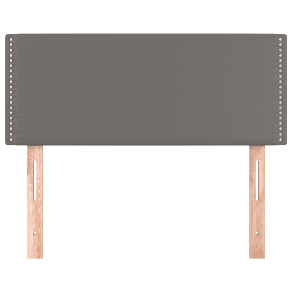 Hoofdbord 80x5x78/88 cm kunstleer grijs is nu te koop bij PeponiXL, paradijselijk wonen!